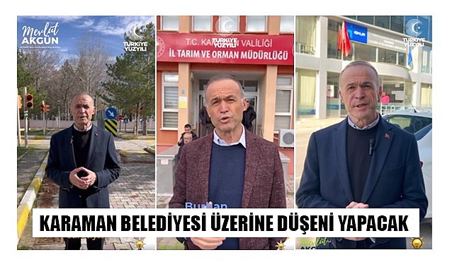&quot;Karaman Belediyesi üzerine düşeni yapacak&quot;
