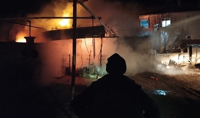 Karaman&#039;da yangın!