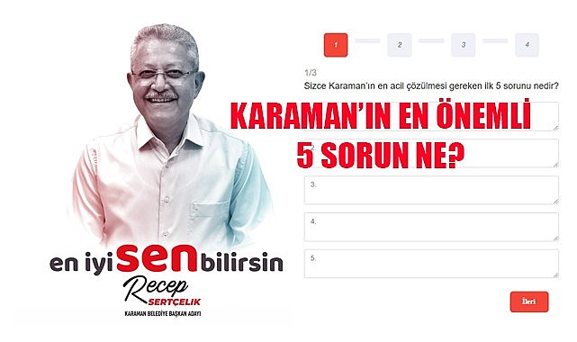 Karaman’ın en önemli 5 sorunu ne