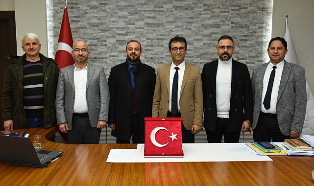 Müdür Çalışkan&#039;a ziyaret