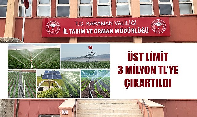 Üst limit 3 milyon TL’ye çıkartıldı