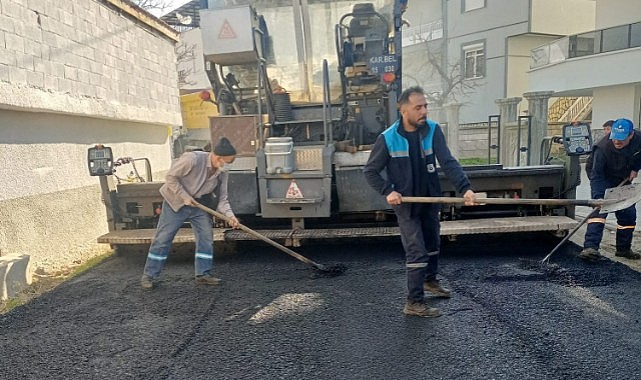 Asfalt çalışmaları devam ediyor