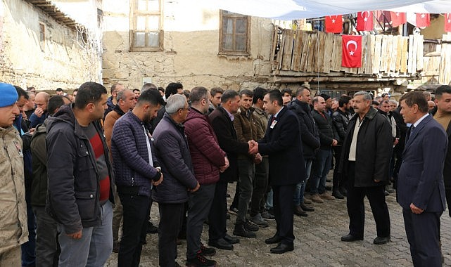 Başkan Kalaycı şehidimizin cenazesine katıldı