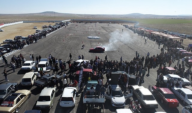 Driftçiler bayram etti