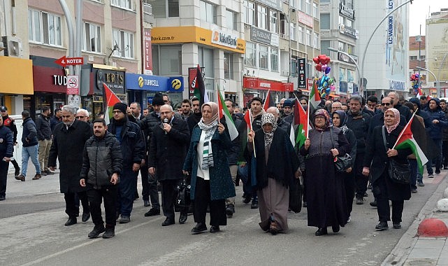 İsrail&#039;in saldırıları protesto edildi