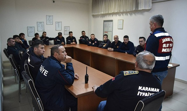 İtfaiye personeline seminer verildi