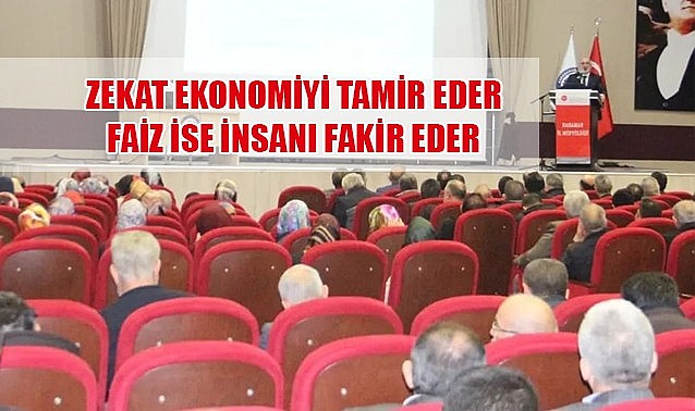 Zekat ekonomiyi tamir eder