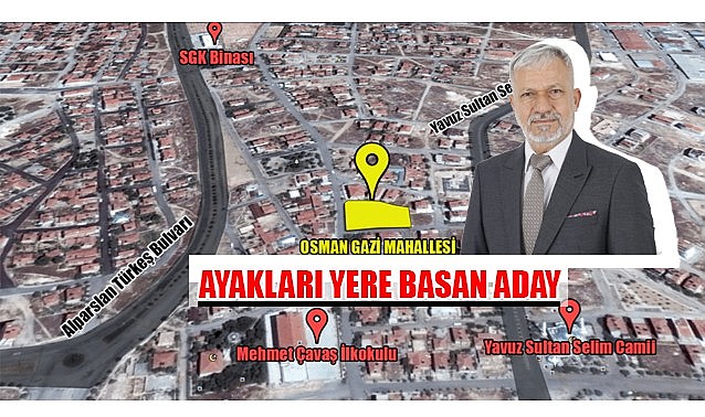 Ayakları yere basan aday