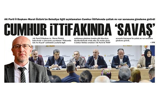 Cumhur İttifakı'nda "SAVAŞ"