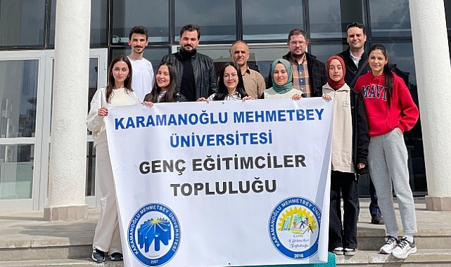 KMÜ öğrencilerinden köy okuluna bağış