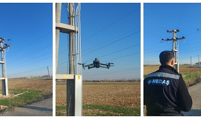 MEDAŞ&#039;tan İHA&#039;lı denetim 