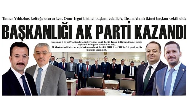 Başkanlığı AK Parti kazandı
