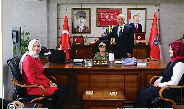 Emniyet Müdürü Okumuş&#039;tan özel jest