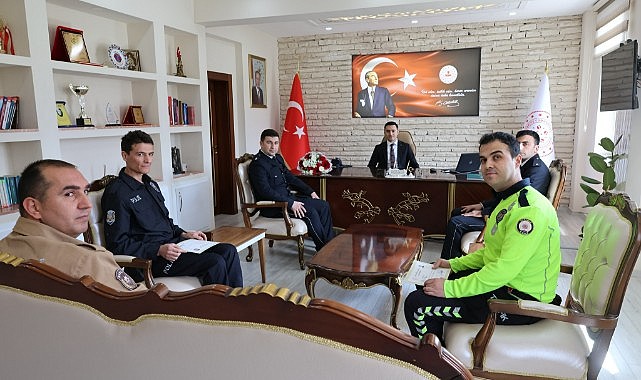 Emniyet Teşkilatından Kaymakam Kaya'ya ziyaret