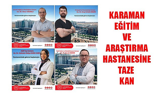 Karaman Eğitim ve Araştırma Hastanesine taze kan