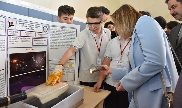 Öğrenciler projelerini anlattı