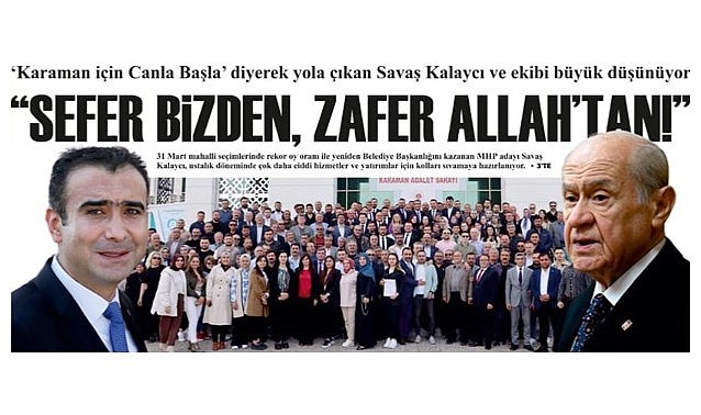 Sefer bizden zafer Allah&#039;tan!