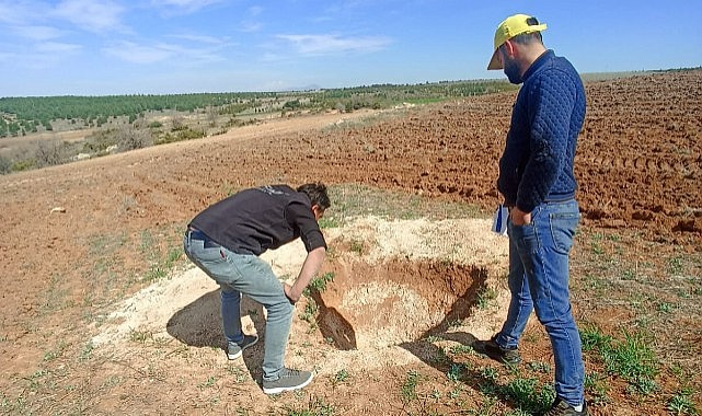Tarlaören köyünde korkutan görüntü