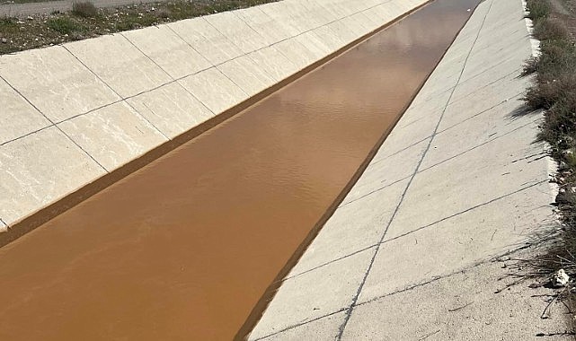 AHİ kanalından yıllardır gelmesi beklenen su gelmeye başladı…