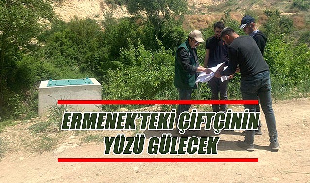Ermenek&#039;teki çiftçinin yüzü gülecek