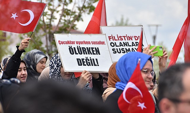 İsrail’in Gazze’ye yönelik saldırıları protesto edildi