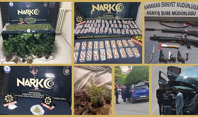 Karaman’da 14 kişi tutuklandı