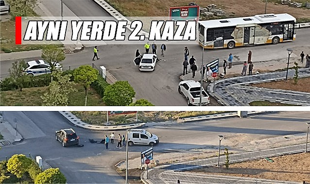 Karaman&#039;da bir hafta için aynı yerde 2 kaza yaşandı
