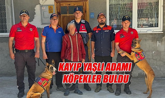 Karaman'daki kayıp yaşlı adamı köpekler buldu