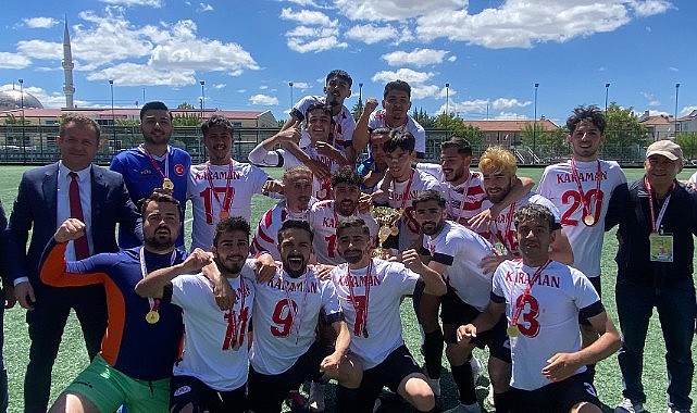 Karaman&#039;dan bir takım Türkiye finalinde…