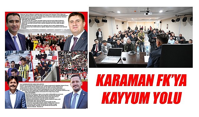 Karaman FK&#039;ya kayyum yolu