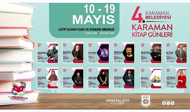 Karaman kitap günleri başlıyor!