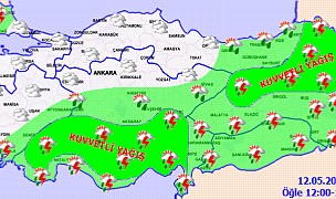 Kuvvetli yağmur yağışı bekleniyor