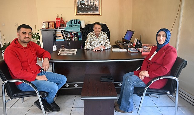 Müdür Bulut&#039;tan Başkan Oğuz&#039;a ziyaret