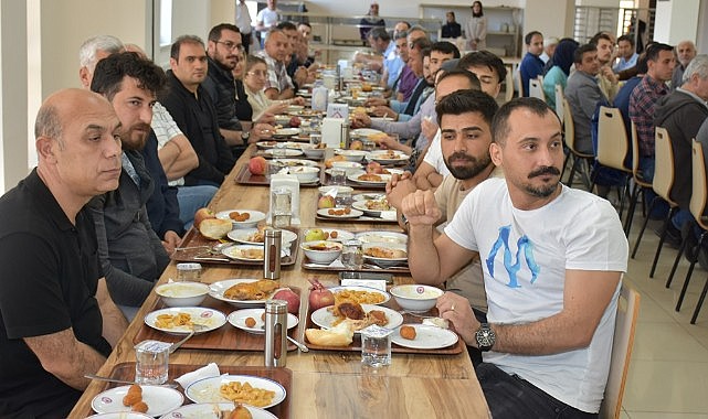 Veda yemeği düzenlendi