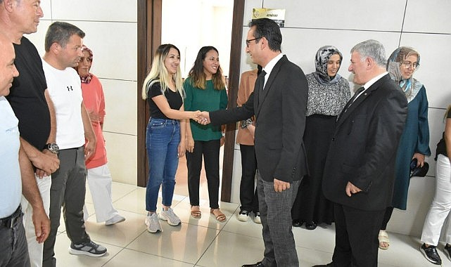 Eğitimciler bayramlaşma coşkusu yaşadı