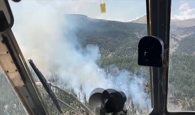 Karaman&#039;da artık ormana giren yandı!