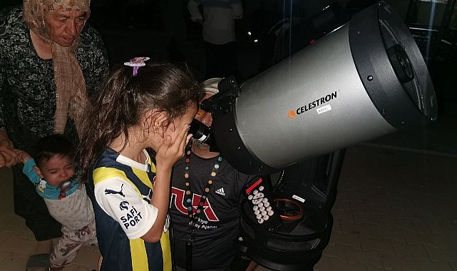 Karaman&#039;da gökyüzünü izlediler