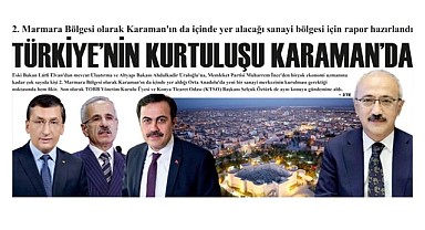 Türkiye'nin kurtuluşu Karaman'da