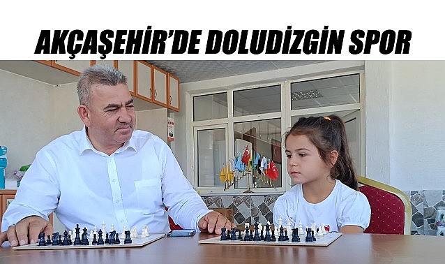 Akçaşehir’de doludizgin spor