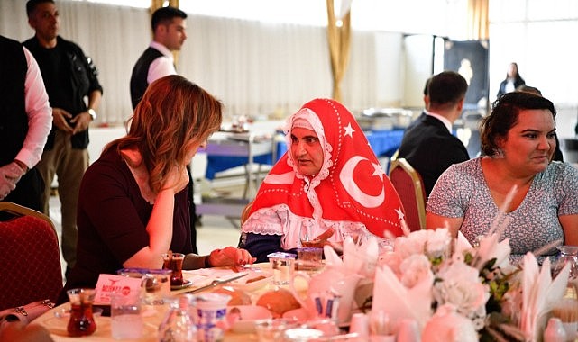 Karaman’daki şehit yakınları ve gaziler yemekte buluştu