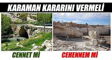 Karaman kararını vermeli