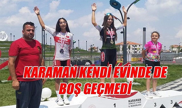 Karaman kendi evinde de boş geçmedi