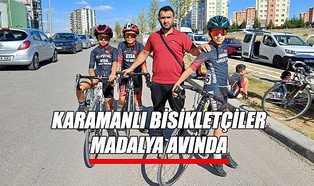 Karamanlı bisikletçiler madalya avında