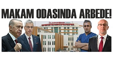 Makam odasında arbede