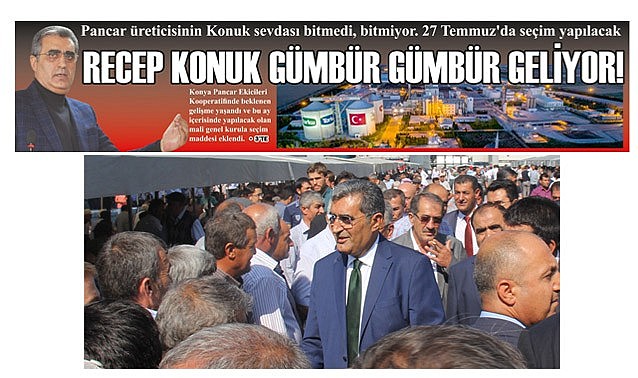 Recep Konuk gümbür gümbür geliyor!