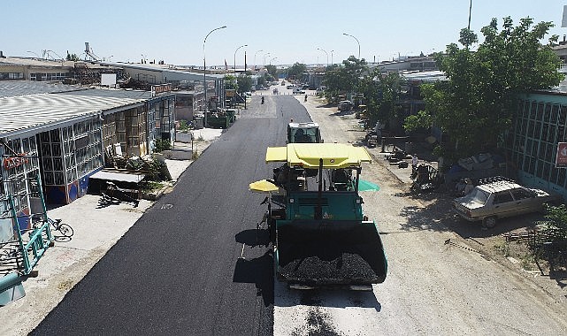 Sanayi yolları yenileniyor
