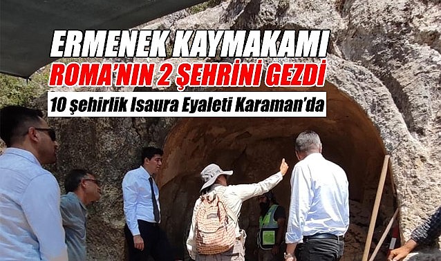 Ermenek Kaymakamı Roma&#039;nın 2 şehrini gezdi