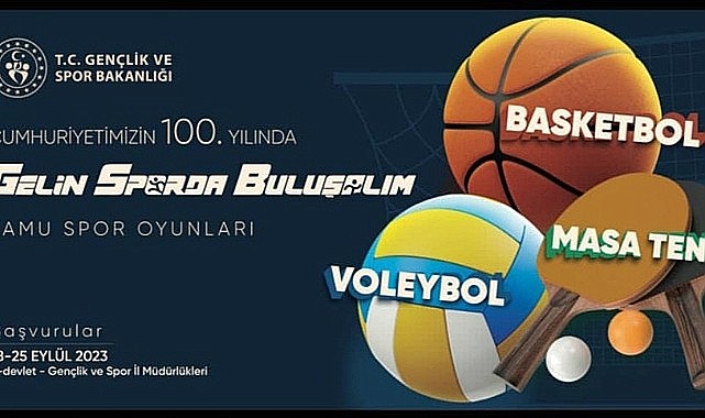 Kamu spor oyunları başlıyor