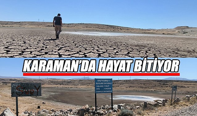 Karaman’da hayat bitiyor