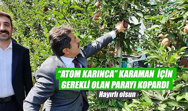 &quot;Atom Karınca&quot; Karaman için gerekli parayı kopardı